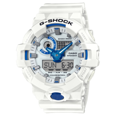 G-Shock Mens 200m Standard Hidden Glow - GA-700HDS-7ADR