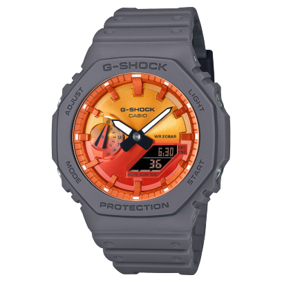 G-Shock Mens 200m Carbon Core - GA-2100FL-8ADR