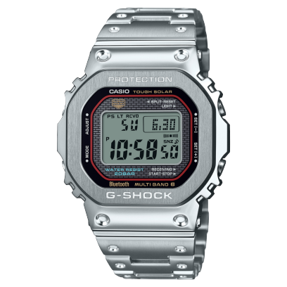 G-Shock Mens 200m Bluetooth Solar G-Steel - GMW-B5000D-1C