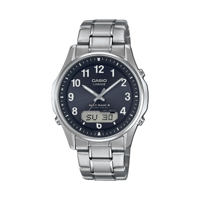 Lineage Men's 50m Titanium Solar Radio - LCW-M100TSE-1A2