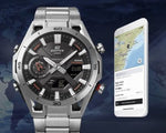 Edifice Mens 100m Bluetooth Solar Sospensione - ECB-2300D-1ADF