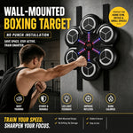 BELEMARInteractive Wall Mounted LED Rhythm Boxing Punch Trainer
