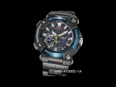 G-Shock Mens 200m Carbon Bluetooth Frogman - GWF-A1000C-1